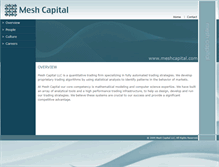 Tablet Screenshot of meshcapital.com
